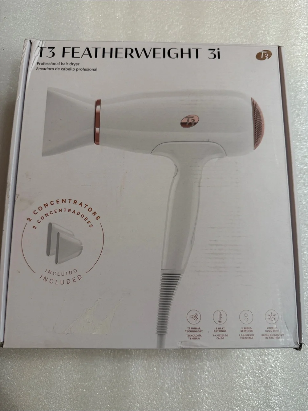 T3 Featherweight 3i Hair Dryer Pink New